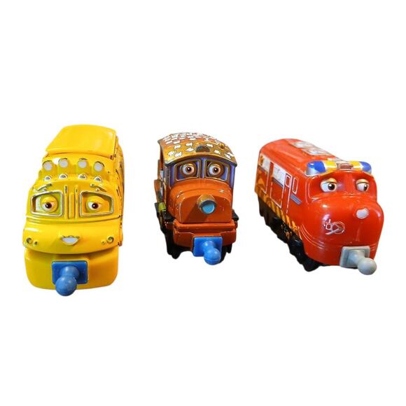 Chuggington Diecast Plastic Railway Thomas the Train Engines Lot of 3 - Picture 1 of 5